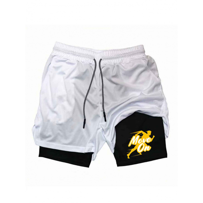 Summer Breathable Two-in-one D - Compression Shorts Athletes avis et prix