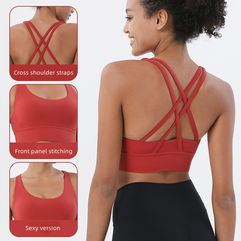 New Cross Back Nylon Yoga Top  - Quick Dry Underwear avis et prix